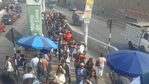 Se insta a los pasajeros a tomar precauciones y considerar alternativas de transporte. / Video: Canal N