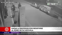 Ladrones asaltaron a profesor frente a su vivienda en San Martín de Porres.