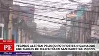 Cables en SMP. Foto: América TV