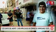 SMP: caen Los Garys del Norte por crimen de empresario textil