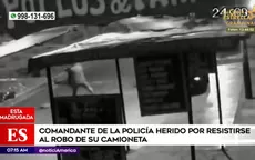 SMP: comandante de la policía fue herido de bala al resistirse al robo de su camioneta - Noticias de martin-vizcarra