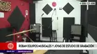 SMP: Delincuentes robaron equipos musicales y joyas de un estudio de grabación