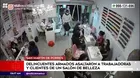 SMP: Delincuentes robaron  a trabajadoras y clientas de un salón de belleza