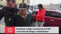 Se le halló un arma de fuego con 6 cartuchos. 