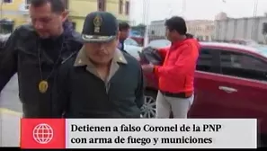 Se le halló un arma de fuego con 6 cartuchos. 