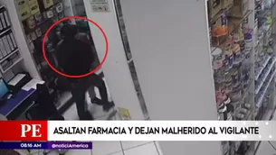 Cámaras de vigilancia captaron el robo en el negocio.