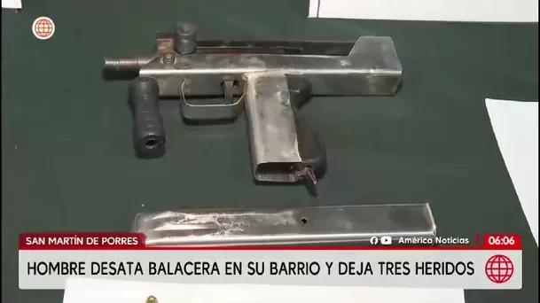 Hombre desata balacera en SMP y deja heridos a dos niños y un adulto/ América Noticias