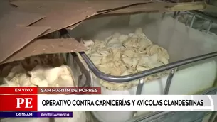 Clausuran avícolas y carnicerías clandestinas en SMP. Foto: América Noticias