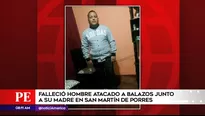 Hombre baleado en San Martín de Porres. 