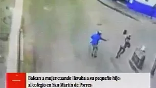 Un video de seguridad al que tuvo acceso América Noticias