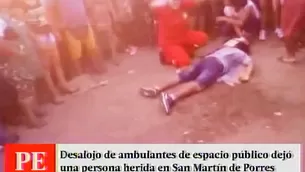 Miembros del Cuerpo General de los Bomberos atendieron a esta persona 