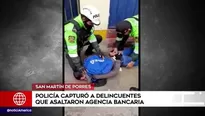 Una banda de delincuentes armados asaltó una agencia del BCP