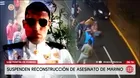 SMP: Suspenden reconstrucción del asesinato de marino atropellado
