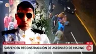 SMP: Suspenden reconstrucción del asesinato de marino atropellado