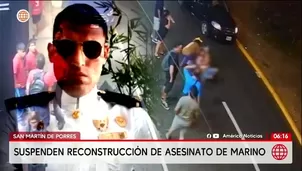 SMP: Suspenden reconstrucción del asesinato de marino atropellado/ Video y Foto: América Noticias