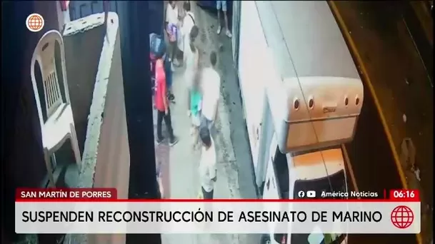 Suspenden la reconstrucción del asesinato de marino en SMP / América Noticias Suspenden la reconstrucción del asesinato de marino en SMP / América Noticias