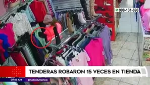 Cámaras de vigilancia han captado los diversos robos.