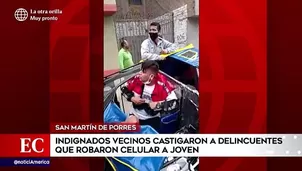 Un grupo de vecinos del distrito de San Martín de Porres