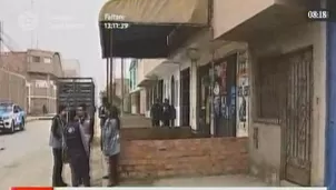 Municipalidad de SMP toma medidas frente a toma de vía pública. Foto: captura de TV