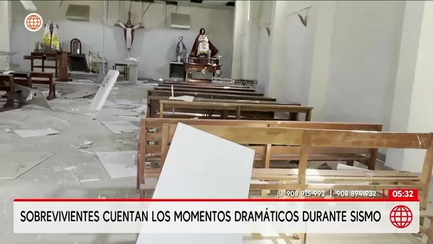 Sobrevivientes cuentan los momentos dramáticos durante sismo en Junín. Foto: América Noticias