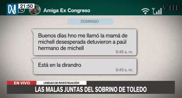 Sobrino de Alejandro Toledo fue liberado tras detención por presuntos nexos con el narcotráfico