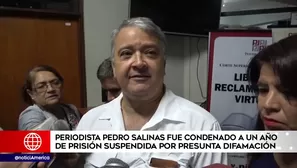 El Poder Judicial condenó al periodista Pedro Salinas. Foto: América Noticias