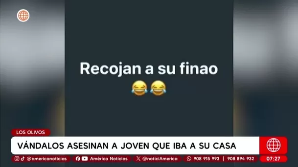 Soldado es asesinado por vándalos que lo golpearon y balearon en Los Olivos/ América Noticias Soldado es asesinado por vándalos que lo golpearon y balearon en Los Olivos/ América Noticias