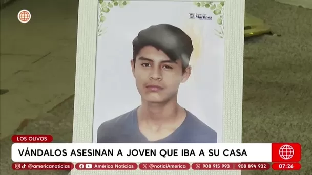 Soldado de 21 años fue asesinado por vándalos en Los Olivos cuando iba a casa tras cumplir su servicio/ América Noticias Soldado de 21 años fue asesinado por vándalos en Los Olivos cuando iba a casa tras cumplir su servicio/ América Noticias