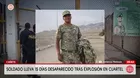 Soldado lleva 15 días desaparecido tras explosión en Pisco