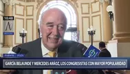 Solo cuatro congresistas tienen mayor popularidad, según Ipsos