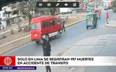 Solo en Lima se registran 197 muertes en accidentes de tránsito - Noticias de EEG