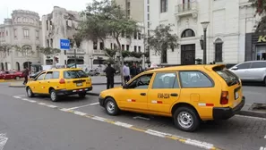 ATU sobre servicio de taxis. Video: Canal N / Foto. Andina