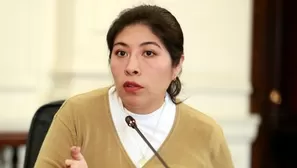 Betssy Chávez. / Video: Canal N