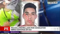 Policía atropellado por chofer ebrio continúa en UCI. Foto y video: América Noticias