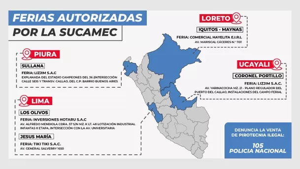 Imagen: Sucamec Imagen: Sucamec