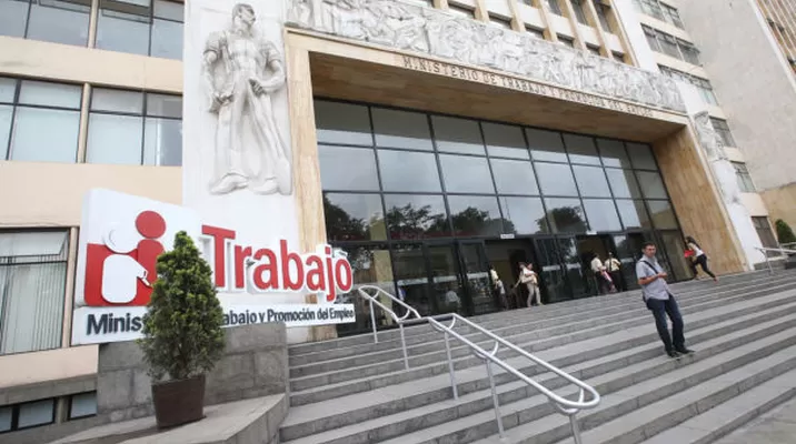 Ministerio de Trabajo. Foto: Andina Ministerio de Trabajo. Foto: Andina