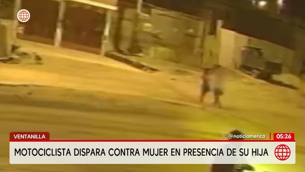 Sujeto dispara a mujer frente a su hija en paradero de Ventanilla. Foto: América Noticias Sujeto dispara a mujer frente a su hija en paradero de Ventanilla. Foto: América Noticias