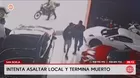Sujeto intenta asaltar local y termina muerto en San Borja