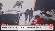 Sujeto intenta asaltar local y termina muerto en San Borja