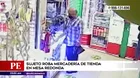 Sujeto robó mercadería en tienda de Mesa Redonda