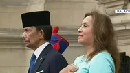 Sultán de Brunéi, Hassanal Bolkiah, llega a Palacio de Gobierno