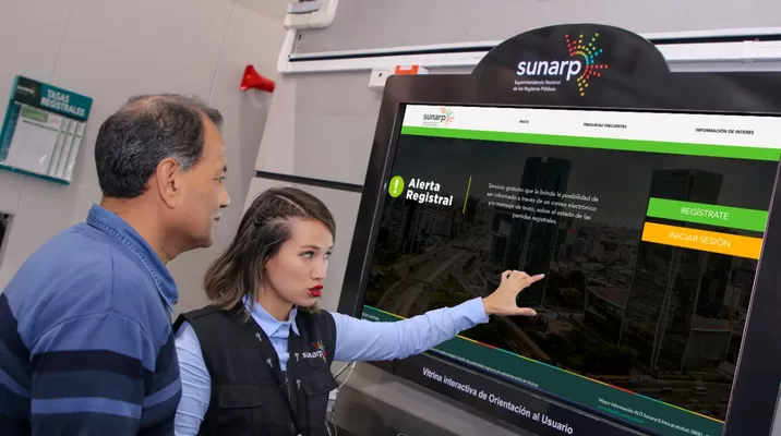 Sunarp aconseja usar la alerta registral Sunarp aconseja usar la alerta registral