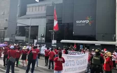 Sunarp: Trabajadores en huelga exigieron derogación de dos decretos de urgencia - Noticias de sunarp