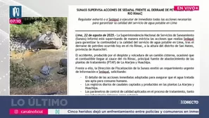 Sunass supervisa acciones de Sedapal