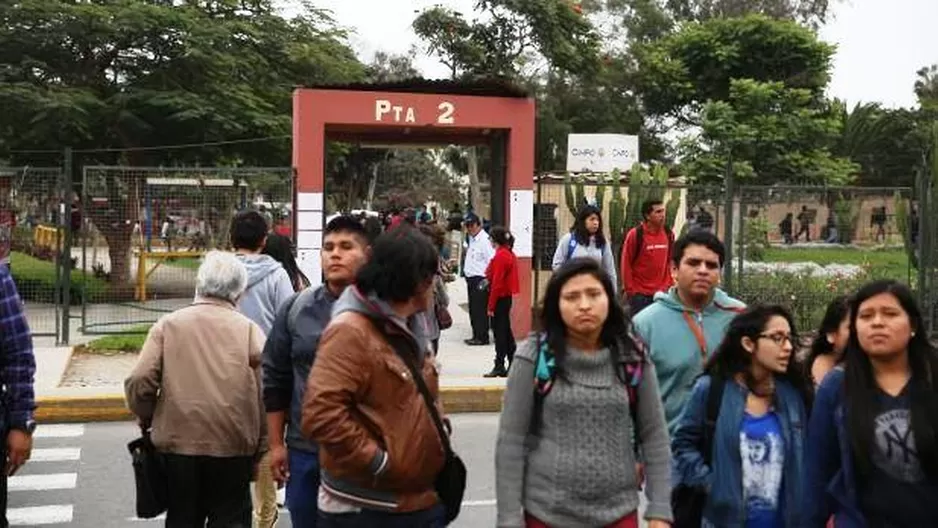 Universidad Nacional Mayor de San Marcos (UNMSM), una de las consideradas "rebeldes". Foto: archivo El Comercio