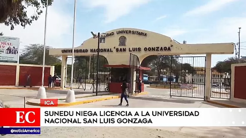 Sunedu denegó licencia a la universidad San Luis Gonzaga de Ica