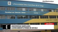 Sunedu detectó serias irregularidades en la universidad Inca Garcilaso