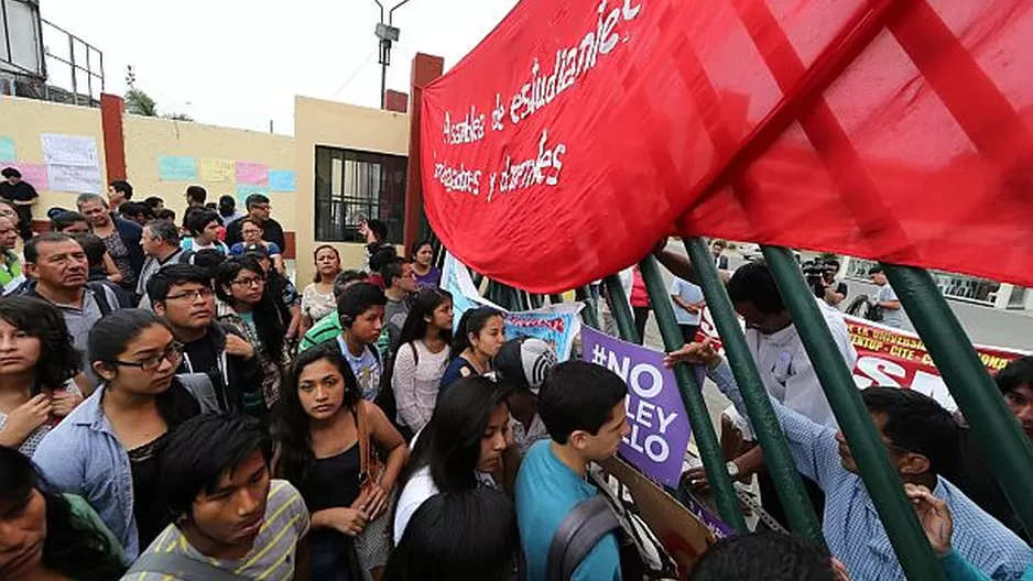 Estudiantes de San Marcos. Foto referencial: Andina