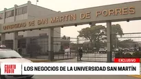 La USMP argumentó que los préstamos los hizo con el fin de beneficiar a sus estudiantes. Foto: Cuarto Poder