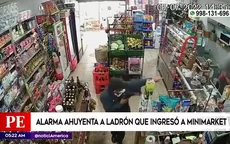 Surco: Alarma ahuyenta a ladrón que ingresó a minimarket - Noticias de ingreso